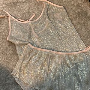 VS Gold Cami Set Donated
